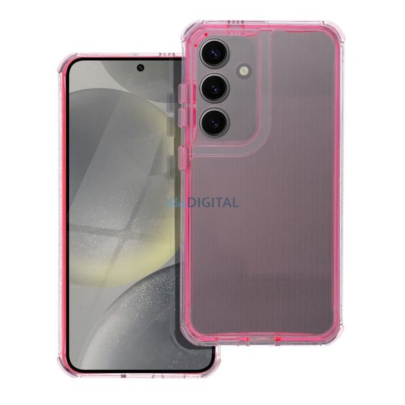 Husă MATRIX CLEAR Samsung Galaxy A05s - roz pudră