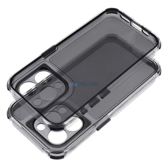 Carcasă MATRIX CLEAR pentru iPhone 13 - negru