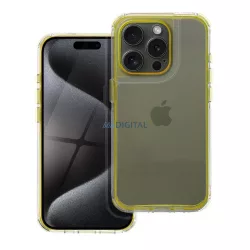 HUSĂ! - Carcasă MATRIX CLEAR pentru iPhone 15 Pro - galben