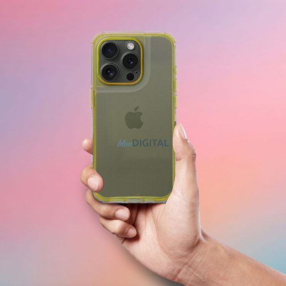 Husă MATRIX CLEAR pentru iPhone 16 Plus - galben