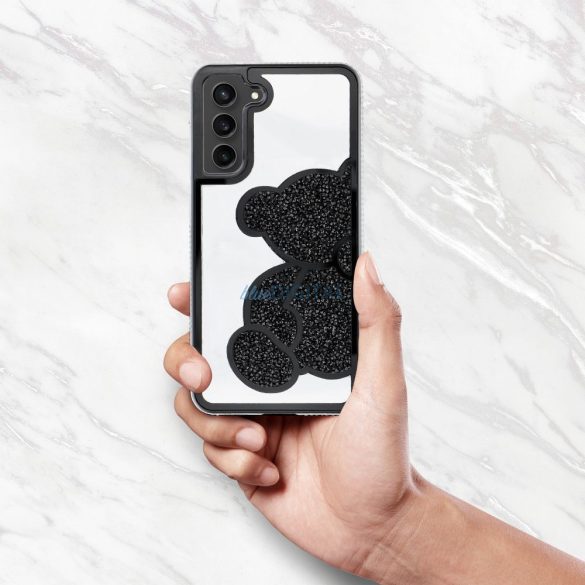 Husă TEDDY BEAR Samsung Galaxy S23 - negru