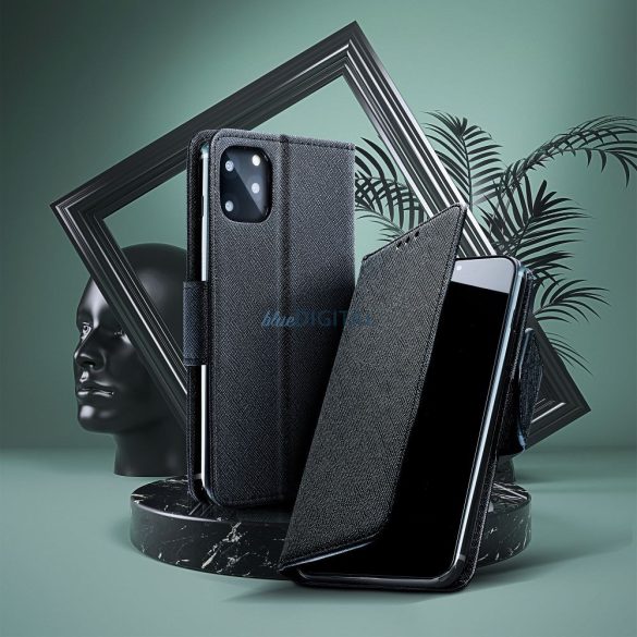 Husă de carte FANCY Samsung Galaxy A16 - negru