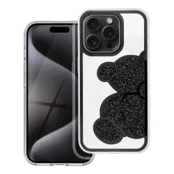 HUSĂ! - Husa TEDDY BEAR pentru IPHONE 13 MINI neagra