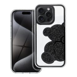 HUSĂ! - Husa TEDDY BEAR pentru IPHONE 14 Pro Max neagra