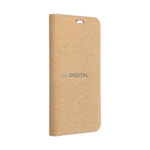 HUSĂ! - Carnet auriu LUNA cu ornamente aurii pentru Samsung Galaxy A16 5G - auriu