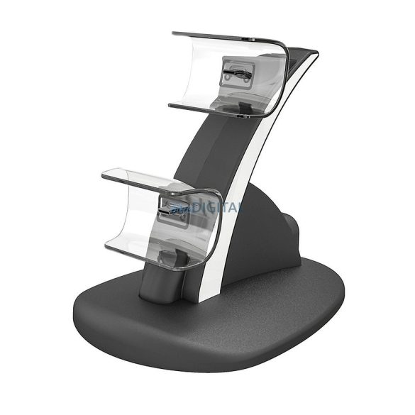 PS5 controler de încărcare dock dublu de încărcare HBP-253 negru