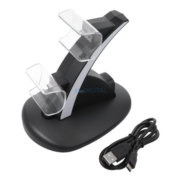 PS5 controler de încărcare dock dublu de încărcare HBP-253 negru