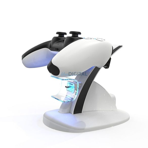 PS5 controler de încărcare dock dublu de încărcare HBP-253 alb