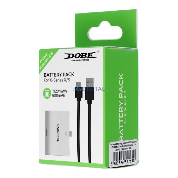 Baterie Gamepad XBOX Series X / S 800 mAh TYX -2610B alb