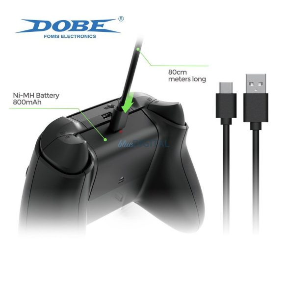 Baterie Gamepad XBOX Series X / S 800 mAh TYX -2610B negru
