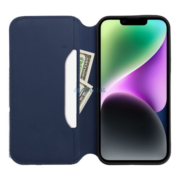 Carnet DUAL POCKET Samsung Galaxy A16 - albastru marin