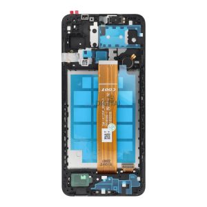 Ecran LCD cu margine completă Samsung Galaxy A12 (A125) [OEM]  - PIESĂ DE SCHIMB!