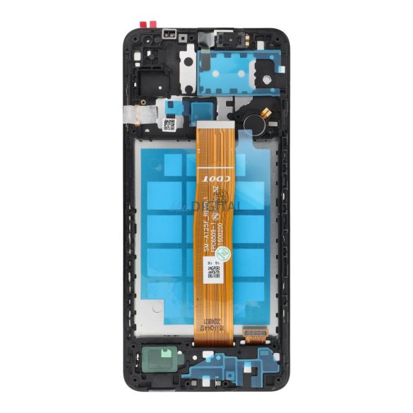 Ecran LCD cu margine completă Samsung Galaxy A12 (A125) [OEM]  - PIESĂ DE SCHIMB!
