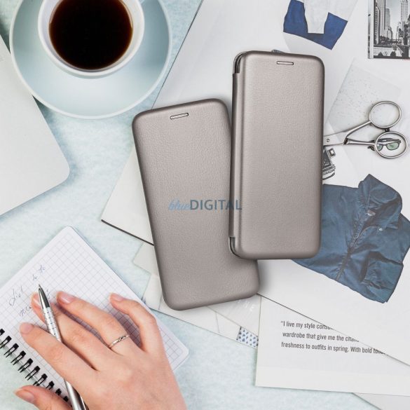 Carcasă de carte ELEGANCE Samsung Galaxy A16 - gri