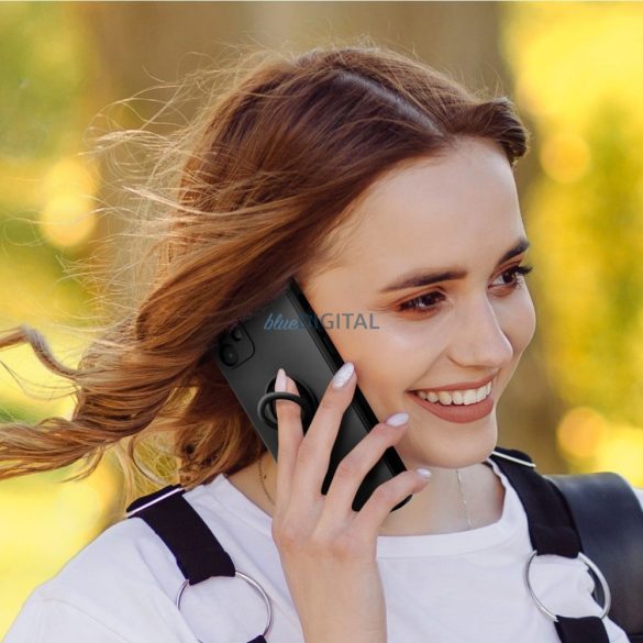 Husă SILICONE RING Samsung Galaxy A16 5G - negru