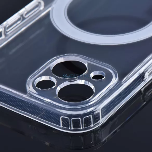 HUSĂ! - Carcasă CLEAR MAG COVER cu protecție pentru cameră, compatibilă MagSafe pentru iPhone 16 Pro - transparentă