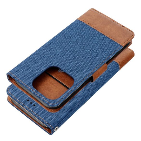 Geantă de carte JEANS iPhone 7/8/SE 2020/SE 2022 - albastru