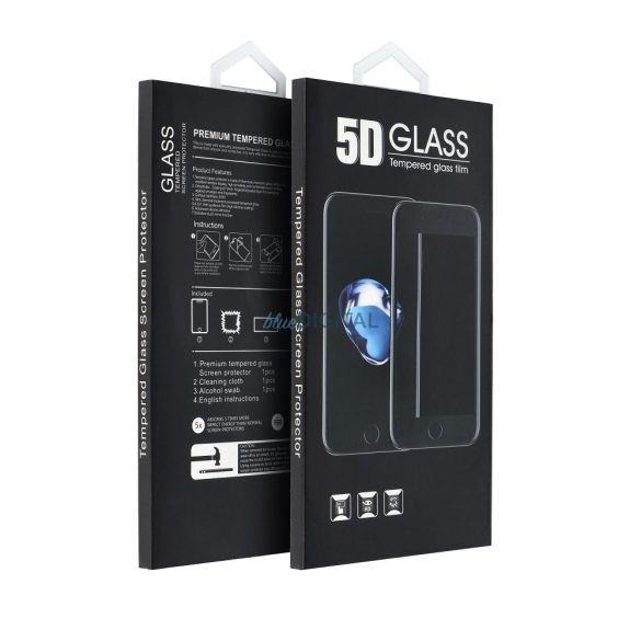Sticlă călită 5D cu finisaj negru Xiaomi Redmi 14C
