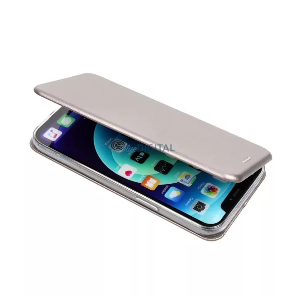 HUSĂ! - Carcasă de carte ELEGANCE Samsung Galaxy S25 Plus - gri