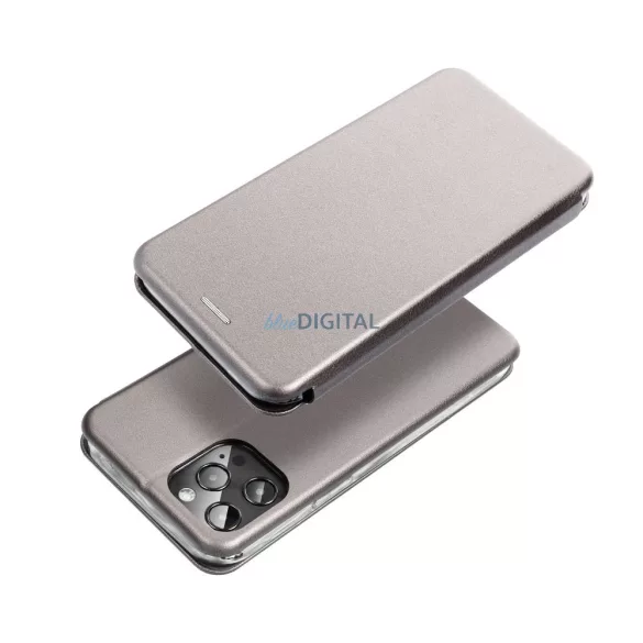 HUSĂ! - Carcasă de carte ELEGANCE Samsung Galaxy S25 Plus - gri