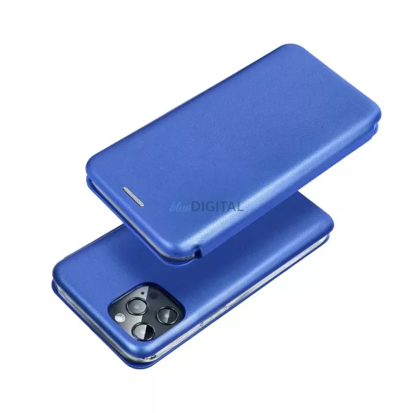 HUSĂ! - Carcasă de carte ELEGANCE Samsung Galaxy S25 Plus - albastru marin