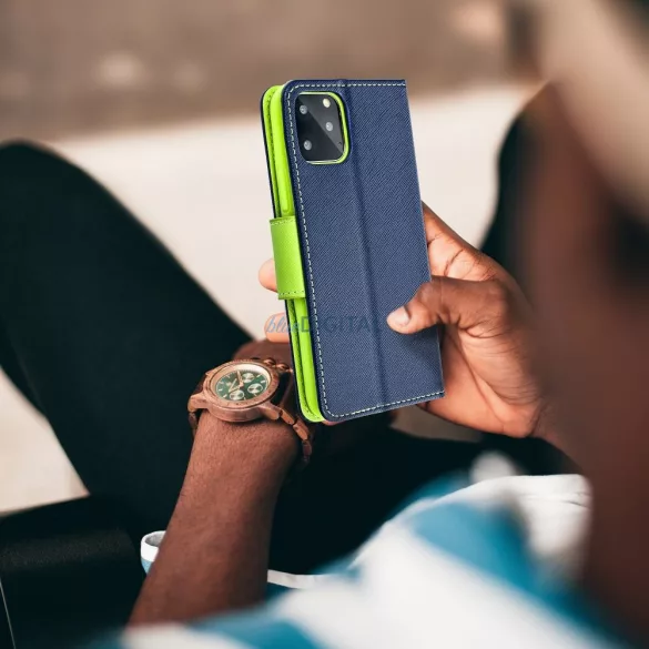 HUSĂ! - FANCY carte caz Samsung Galaxy S25 Plus - albastru marin verde lime