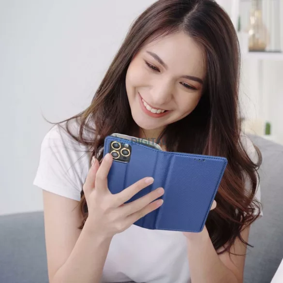 HUSĂ! - Carcasă de carte SMART CASE Samsung Galaxy S25 Plus - albastru marin