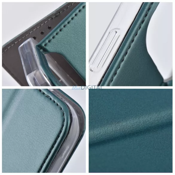 HUSĂ! - Carnet SMART MAGNETO Samsung Galaxy S25 Plus - verde închis