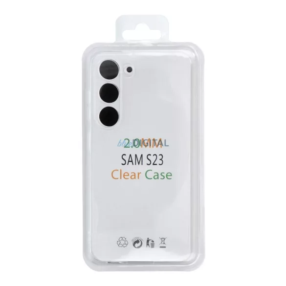 HUSĂ! - CARTON CLEAR CASE Carcasă de 2 mm Samsung Galaxy S25 Plus - transparent