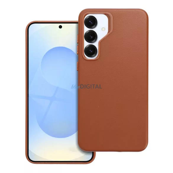 HUSĂ! - Husă compatibilă LEATHER MAG MagSafe pentru Samsung Galaxy S25 Plus - maro