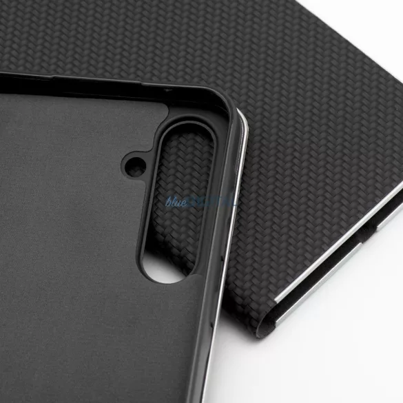 HUSĂ! - Husă de carte LUNA Samsung Galaxy S25 Plus - negru