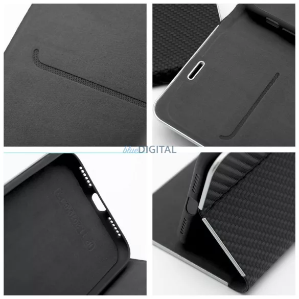 HUSĂ! - Husă de carte LUNA Samsung Galaxy S25 Plus - negru