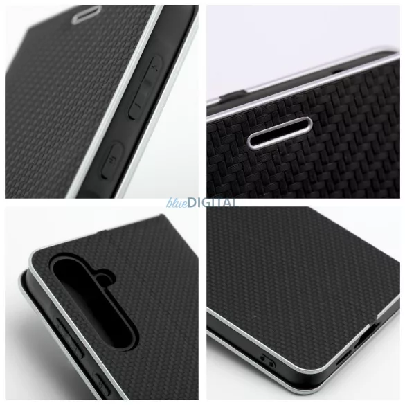 HUSĂ! - Husă de carte LUNA Samsung Galaxy S25 Plus - negru