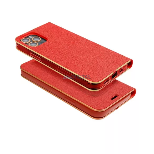 HUSĂ! - Carcasă de carte LUNA Samsung Galaxy S25 Plus - roșu