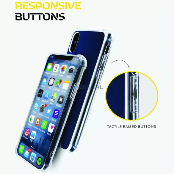 HUSĂ! - Roar Armor Jelly caz Samsung Galaxy S25 Plus - transparent