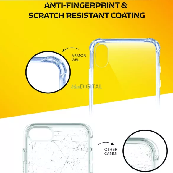 HUSĂ! - Roar Armor Jelly caz Samsung Galaxy S25 Plus - transparent