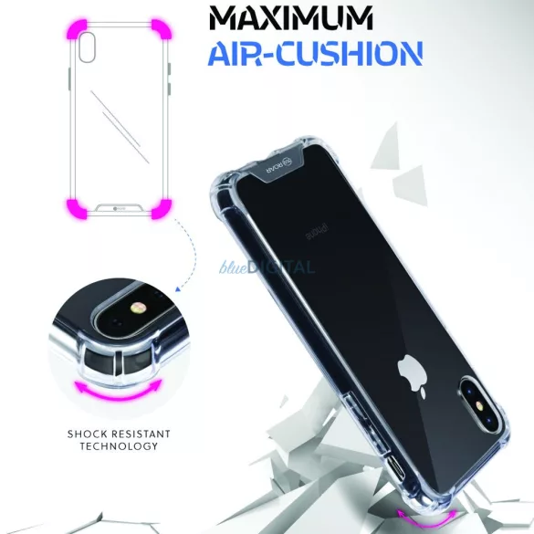 HUSĂ! - Roar Armor Jelly caz Samsung Galaxy S25 Plus - transparent