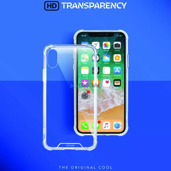 HUSĂ! - Roar Armor Jelly caz Samsung Galaxy S25 Plus - transparent