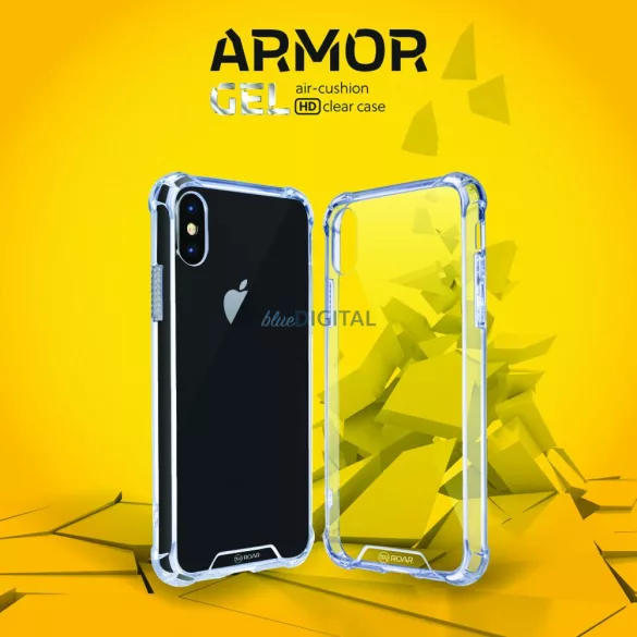 HUSĂ! - Roar Armor Jelly caz Samsung Galaxy S25 Plus - transparent
