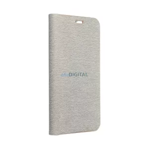 HUSĂ! - Husă de carte LUNA Samsung Galaxy S25 Plus - argintiu