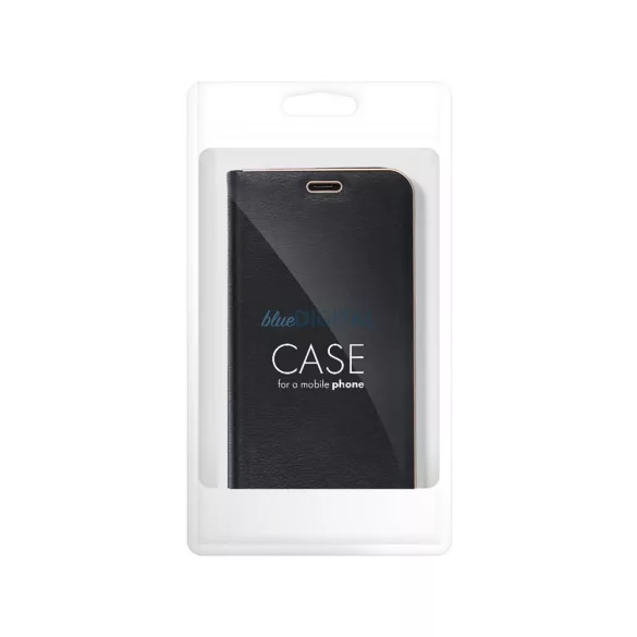 HUSĂ! - Carcasă de carte LUNA Samsung Galaxy S25 Ultra - negru