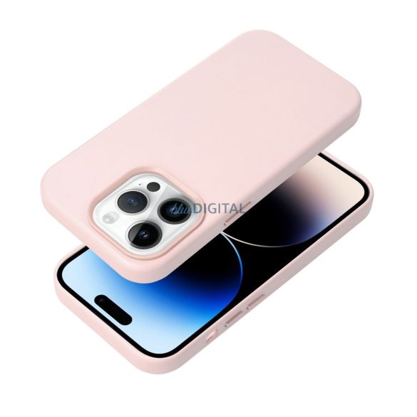 LEATHER MAG COVER Husă compatibilă MagSafe Samsung Galaxy S25 Ultra - roz pal