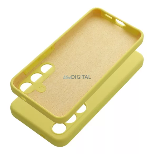 HUSĂ! - Carcasă din SILICON 2mm Samsung Galaxy S25 Plus - galben