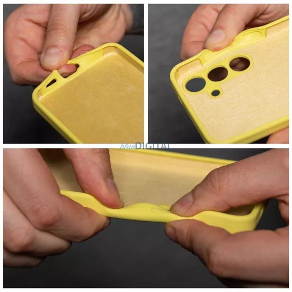 HUSĂ! - Carcasă din SILICON 2mm Samsung Galaxy S25 Plus - galben