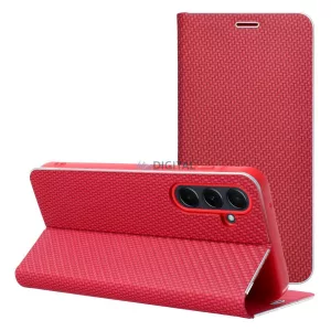 HUSĂ! - Carcasă de carte LUNA Samsung Galaxy S25 Plus - roșu