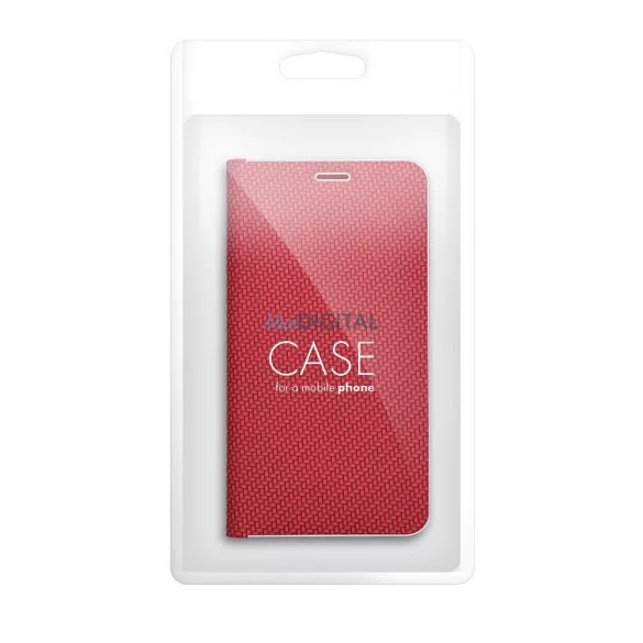 HUSĂ! - Carcasă de carte LUNA Samsung Galaxy S25 Plus - roșu