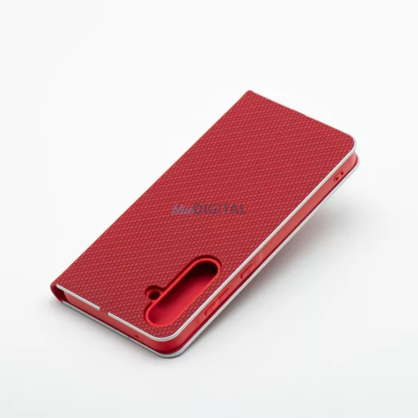 HUSĂ! - Carcasă de carte LUNA Samsung Galaxy S25 Plus - roșu