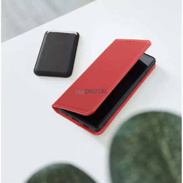 HUSĂ! - Carcasă de carte SMART PRO Samsung Galaxy S25 Plus - roșu