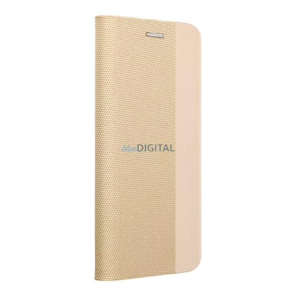 HUSĂ! - Carcasă de carte SENSITIVE Samsung Galaxy S25 Plus - auriu