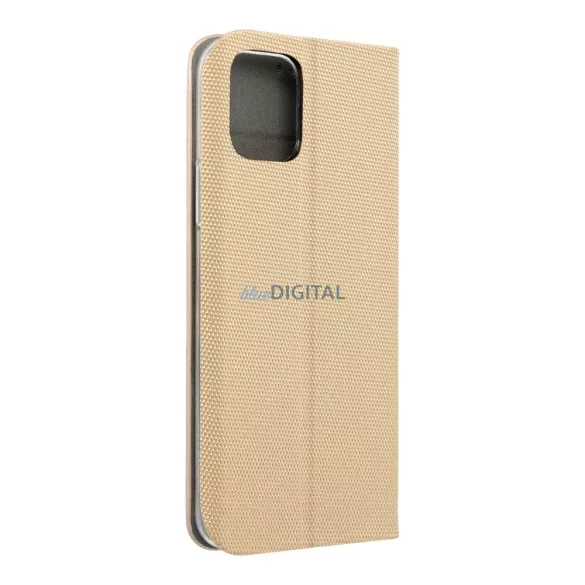 HUSĂ! - Carcasă de carte SENSITIVE Samsung Galaxy S25 Plus - auriu